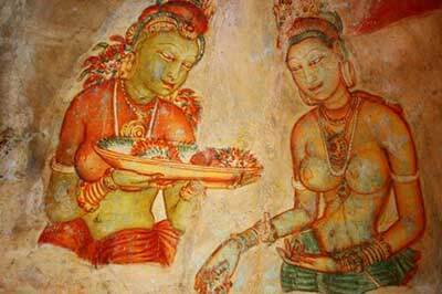Sigiriya Murals | walklankatours.com