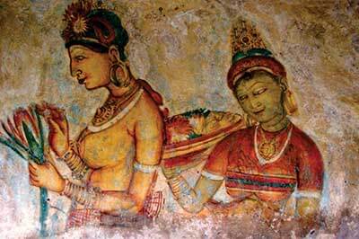Sigiriya Murals | walklankatours.com