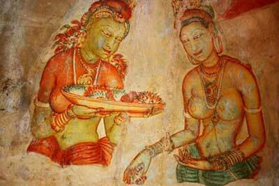 Sigiriya Murals | walklankatours.com